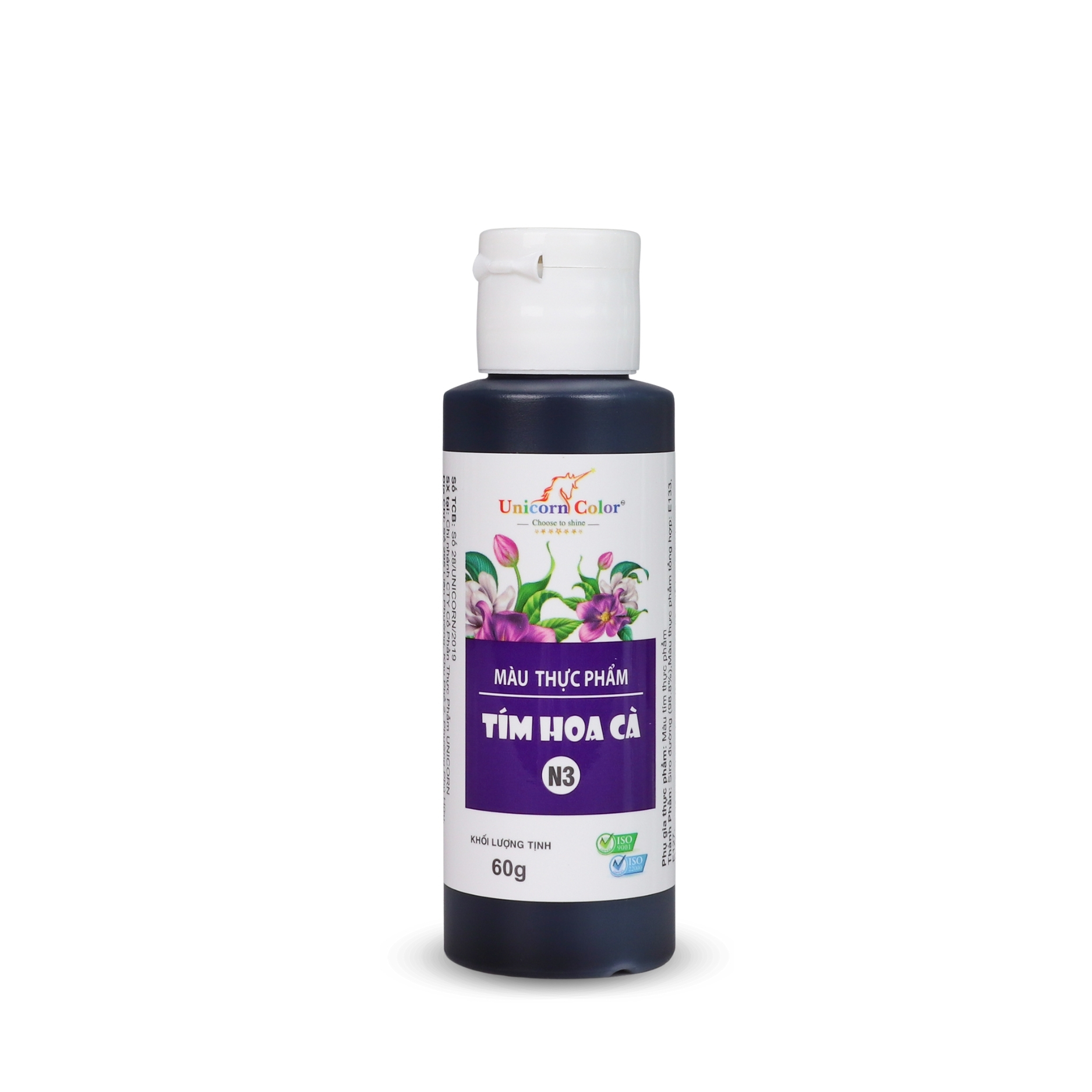Màu Siro Unicorn Tím Hoa Cà 60g