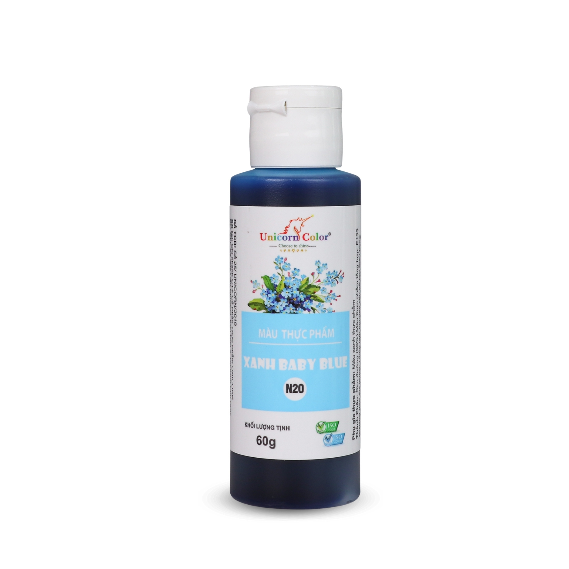 Màu Siro Unicorn Baby Blue 60g