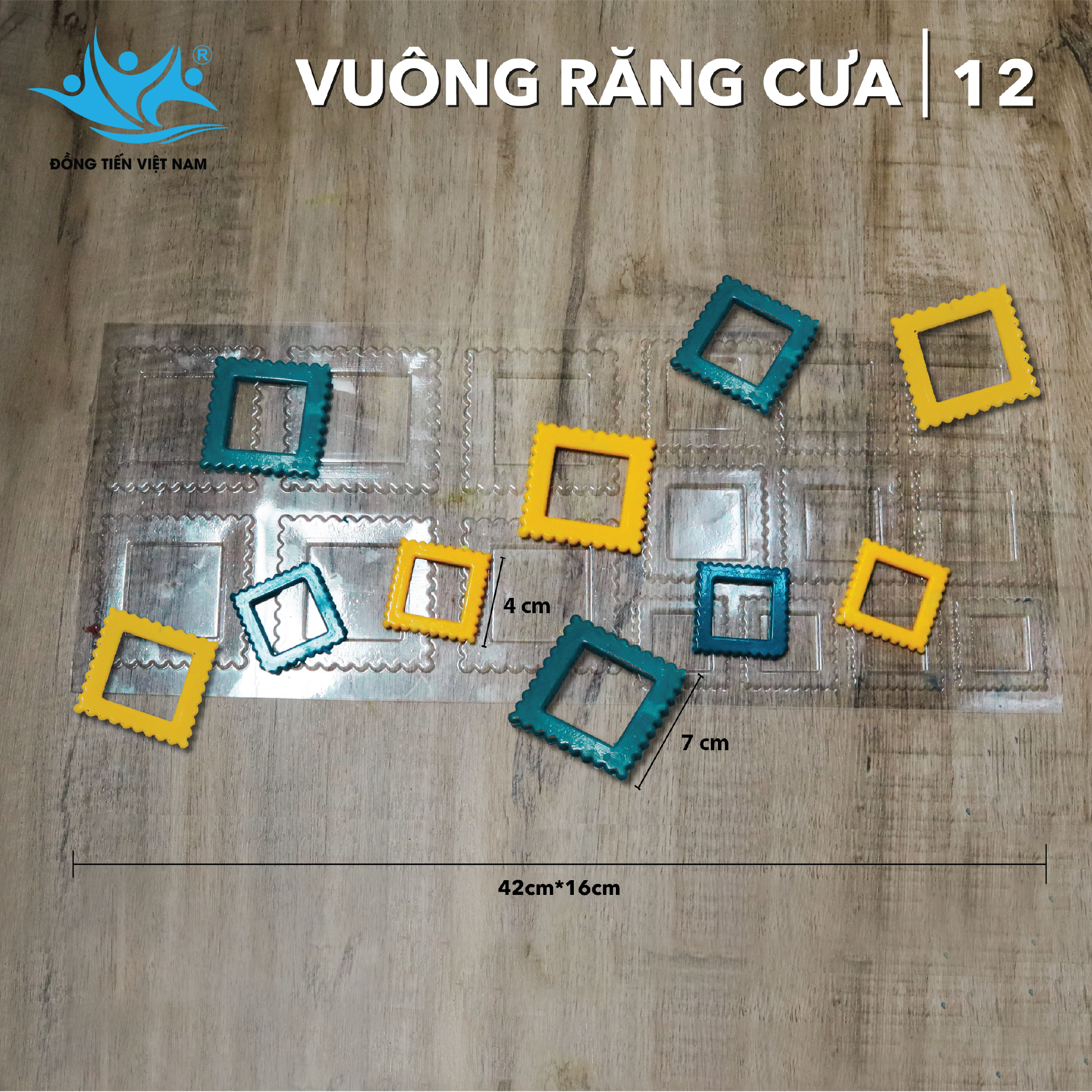Khuôn Socola Định Hình-Vuông Răng Cưa
