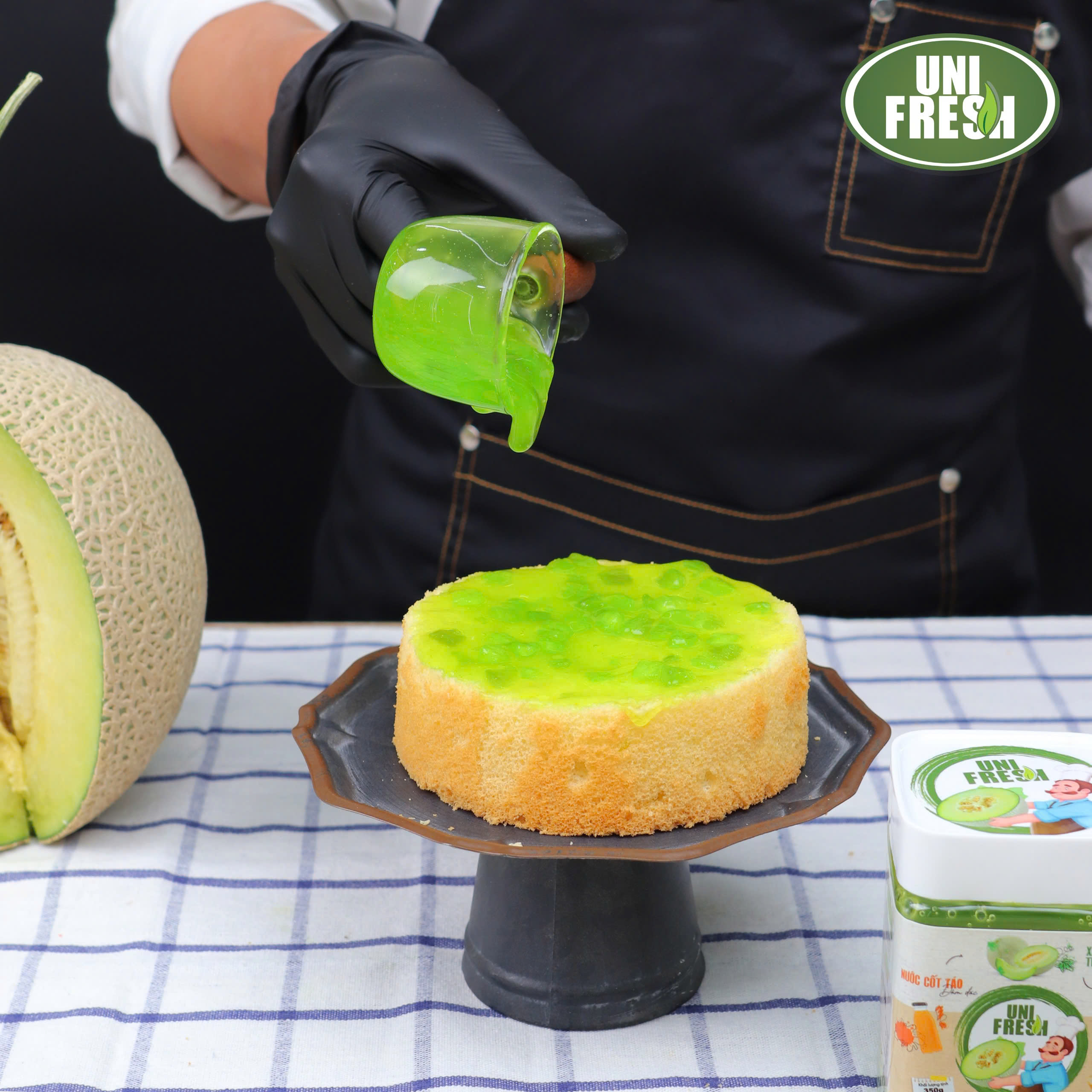 Mứt dưa lưới cao cấp Unifresh