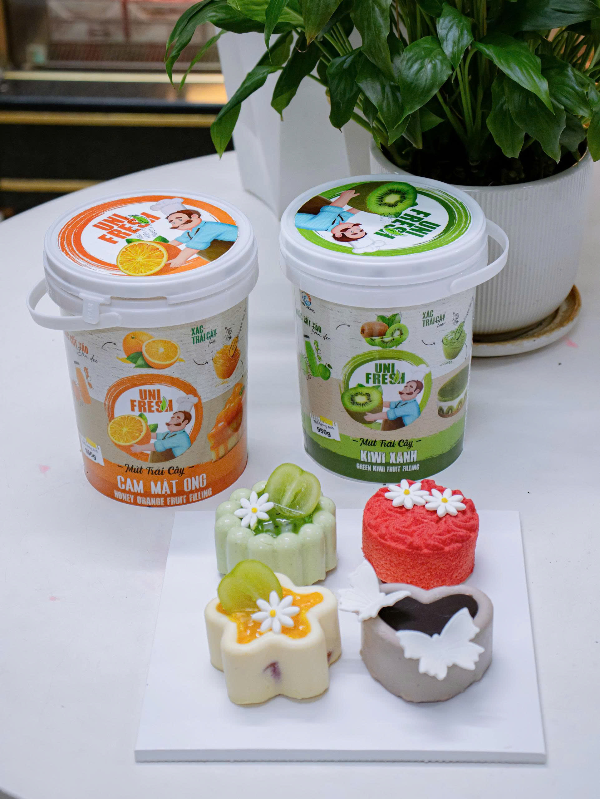 nguyên liệu làm bánh lạnh